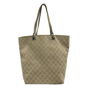 Gucci GG Canvas Tote Bag Brown